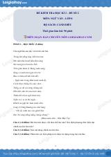 Đề thi học kì 2 Văn 8 Cánh diều - Đề số 2